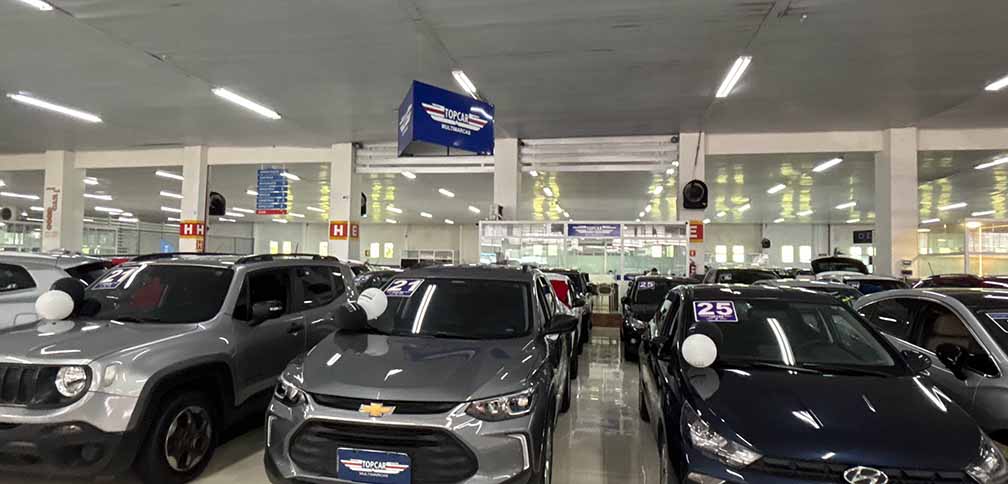 Fachada da loja Topcar Multimarcas